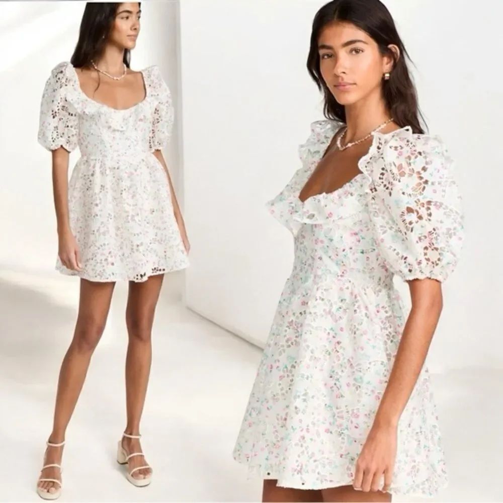 For Love & Lemons Magnolia Mini Dress Size Medium NWT